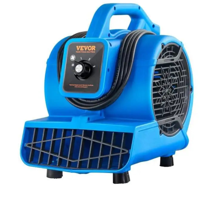 Portable Floor Blowers for Drying and Cooling