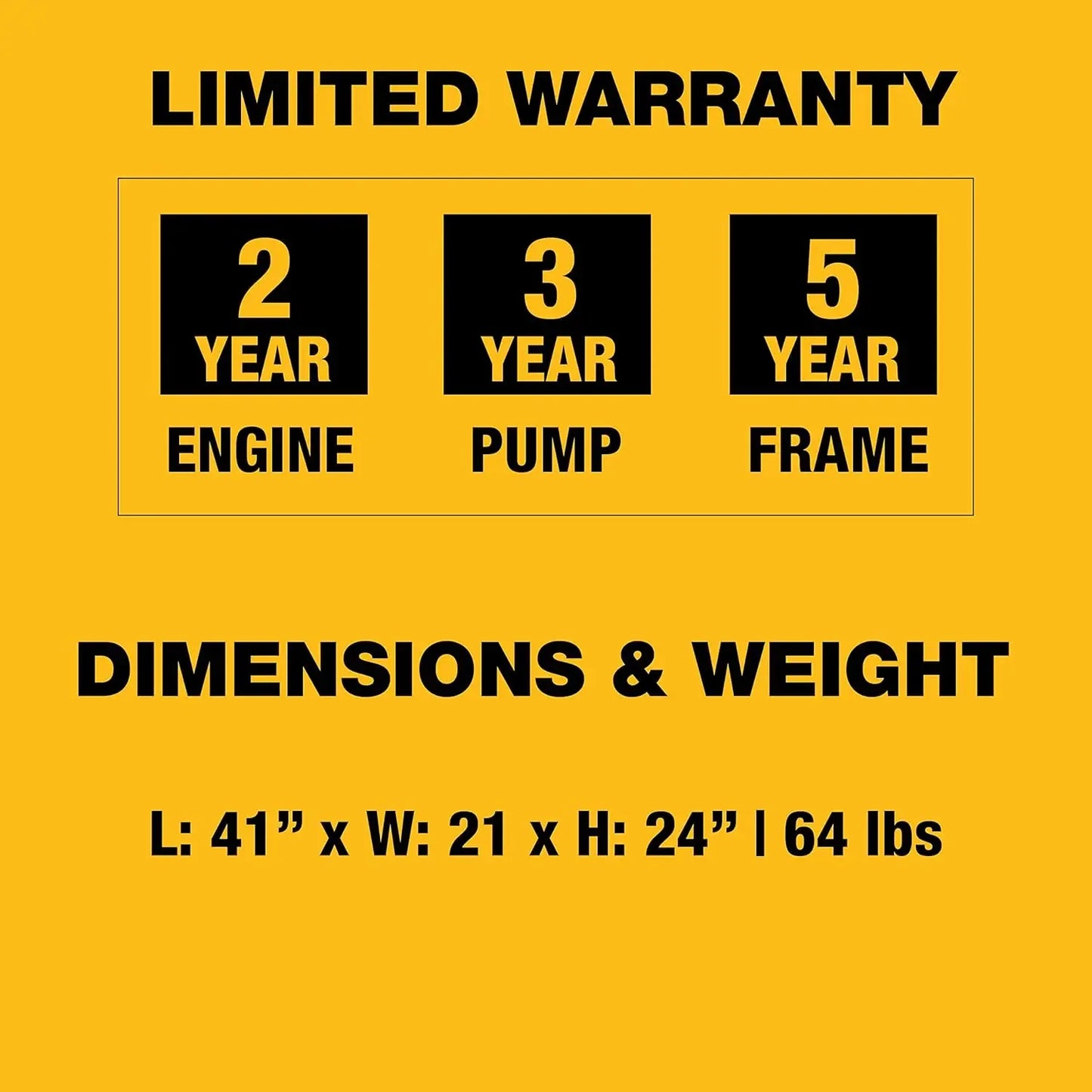 Gas Pressure Washer 3300 PSI 2.4 GPM