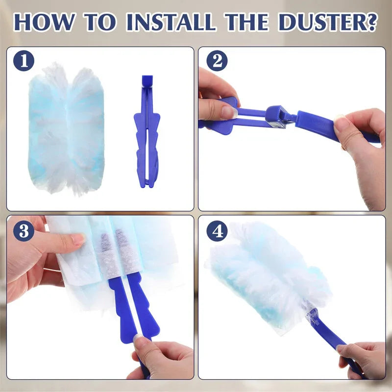 Replacement Microfiber Duster Heads (10-100 PCS)