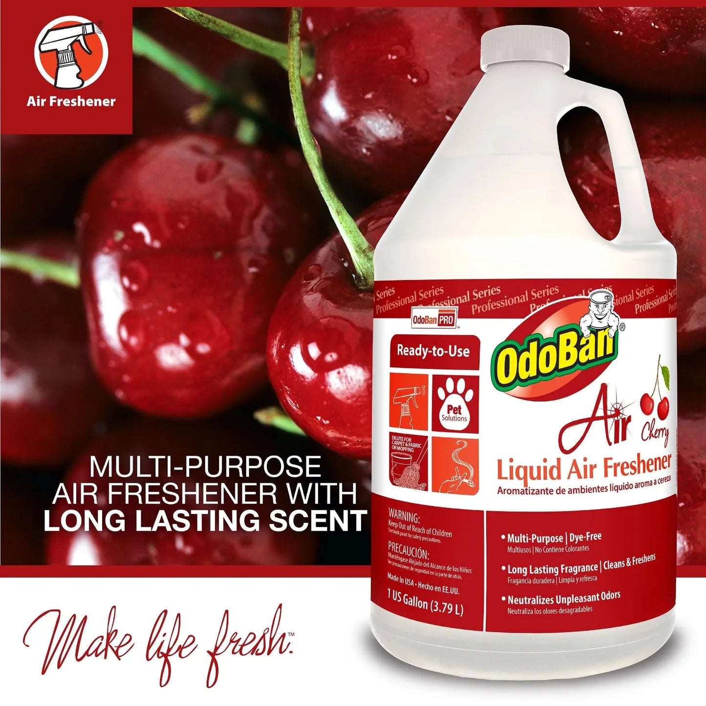 Liquid Air Freshener, Cherry, (2-Pack)