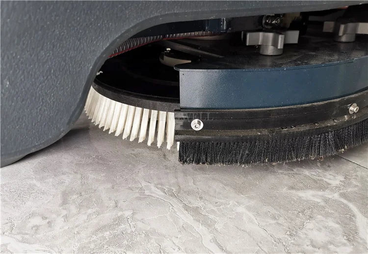 Battery Powered Ride-On Floor Scrubber